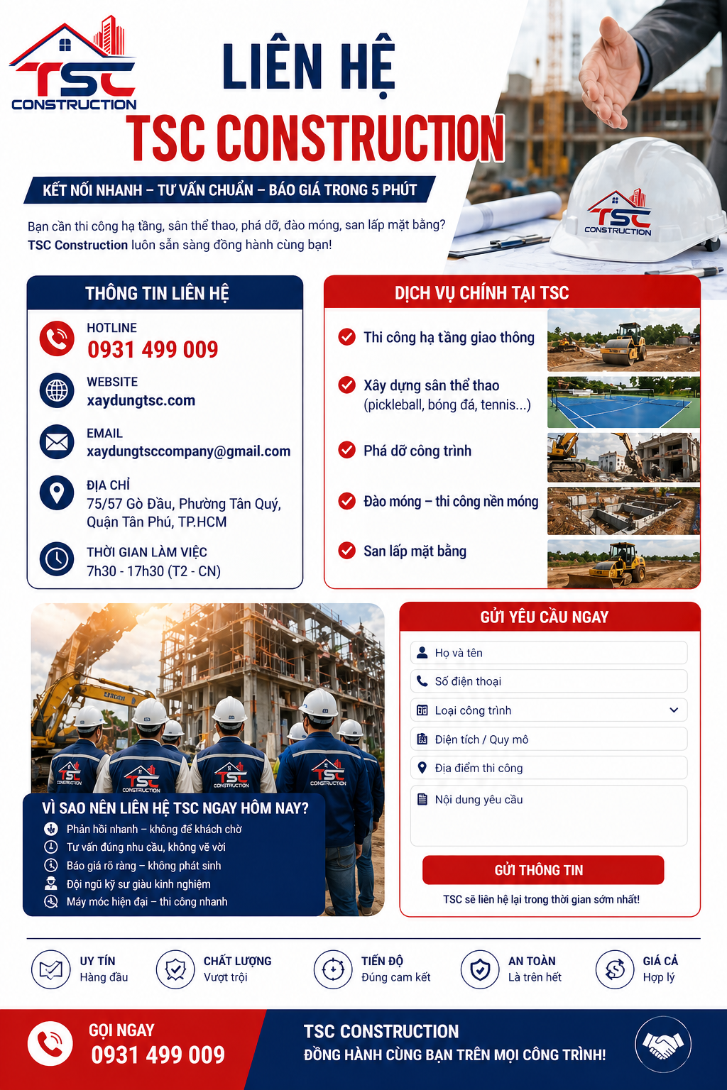 liên hệ công ty tsc