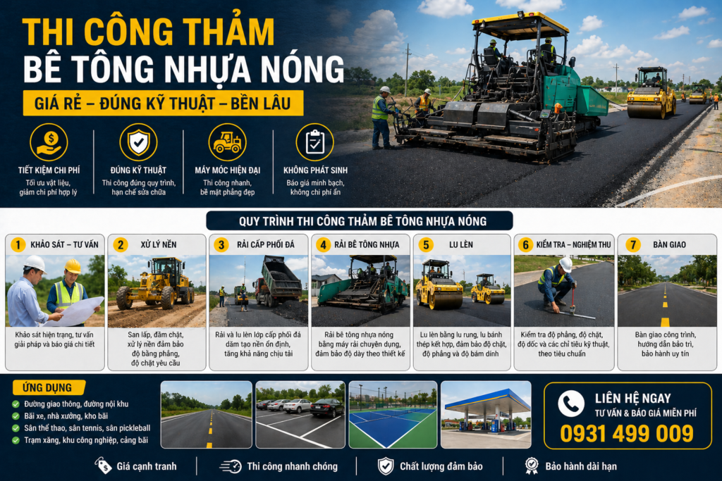 thi công bê tông nhựa giá rẻ tphcm