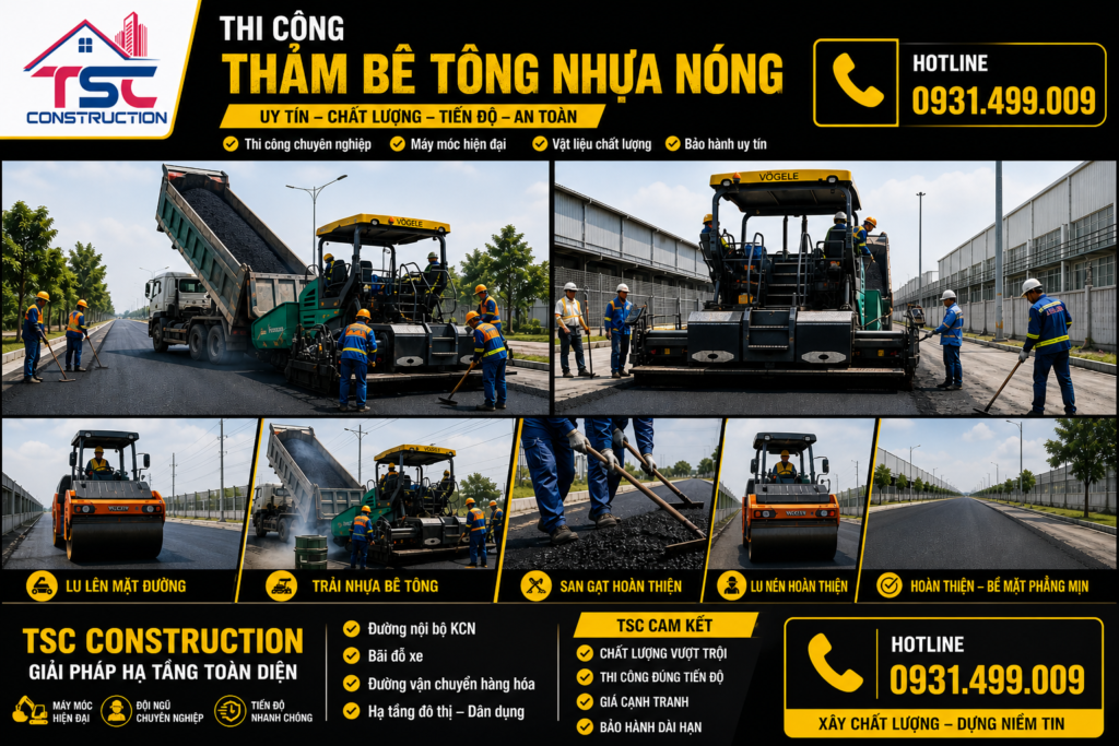 y tsc chuyên thi công bê tông nhựa nóng tại bình dương