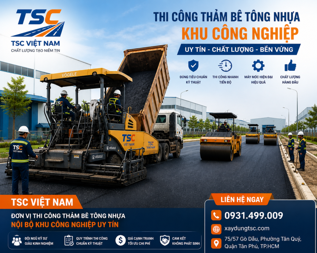 thi công bê tông nhựa nóng tại tphcm và các tỉnh lân cận